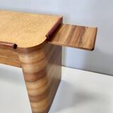 Art Deco Walnut, Birch and Beech Writing Desk, Brianza, Italy