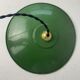 Pair of old vintage enamelled suspensions