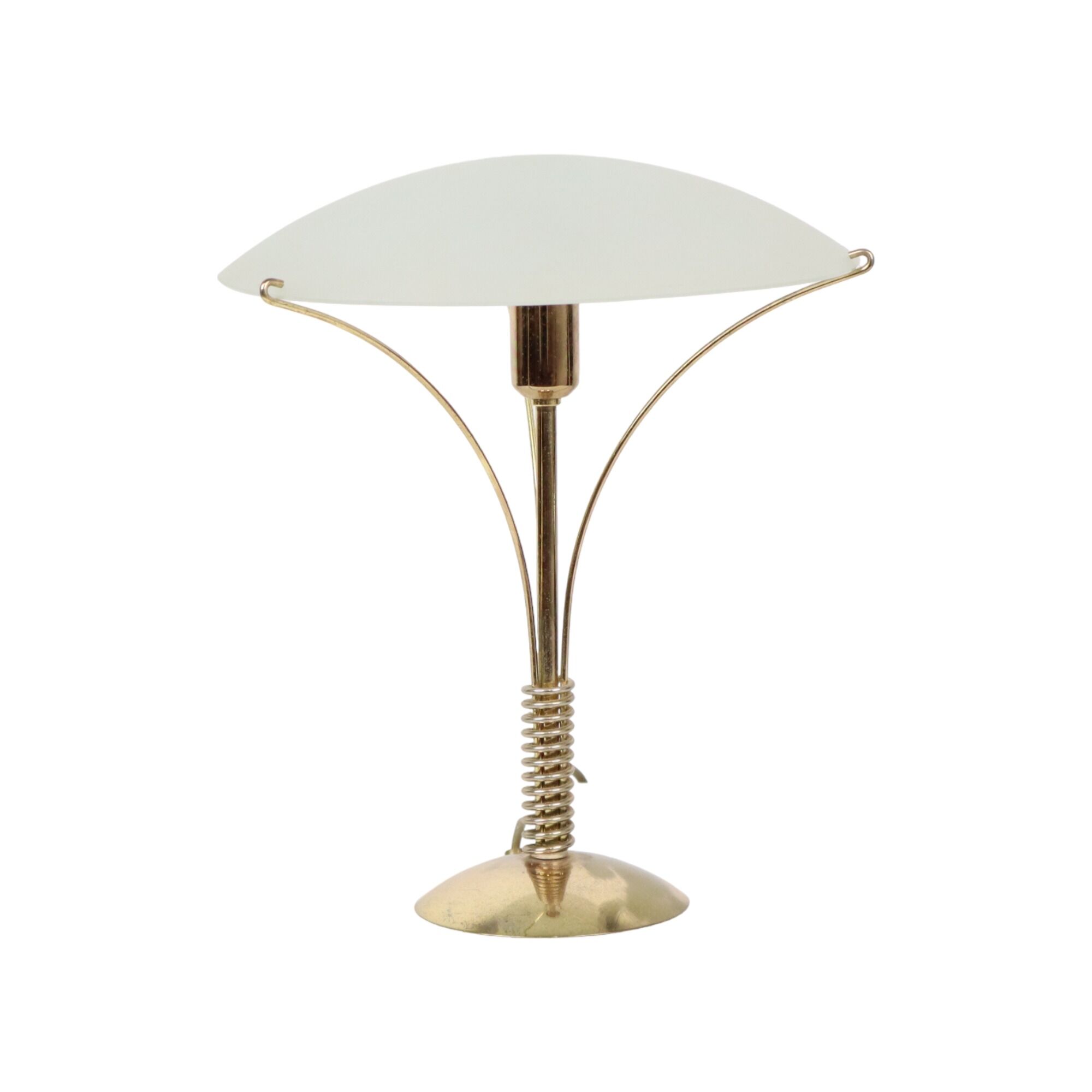 Vintage mushroom lamp table lamp massive seventies metal 36cm