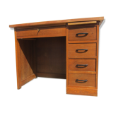 Student desk 1950 black bakelite handles