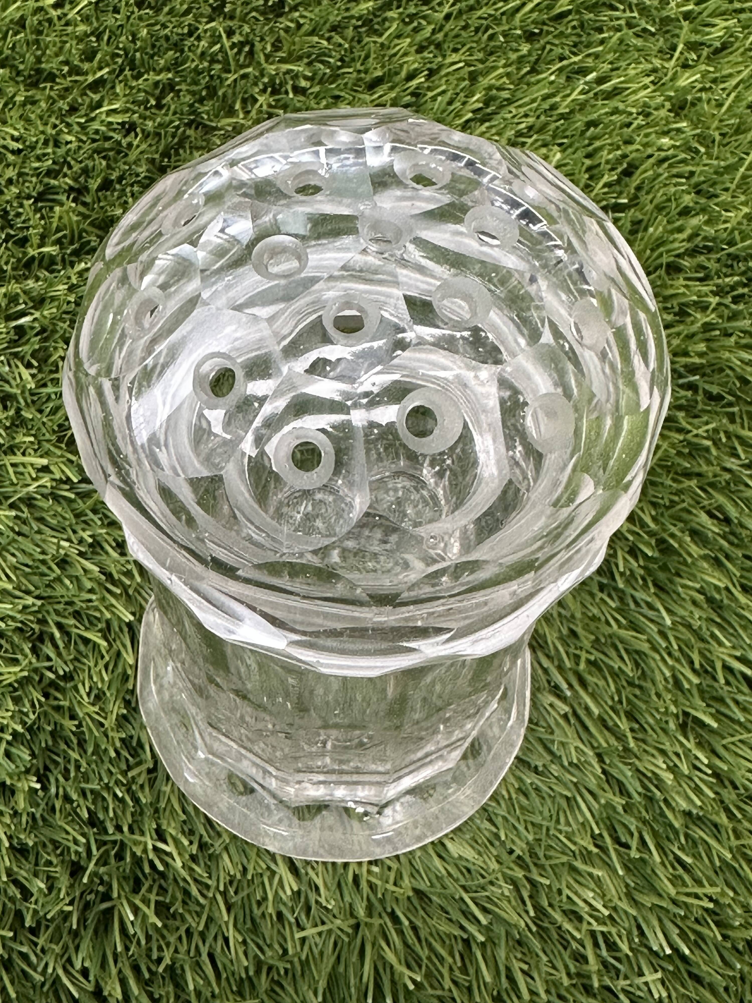 18th century crystal sugar shaker