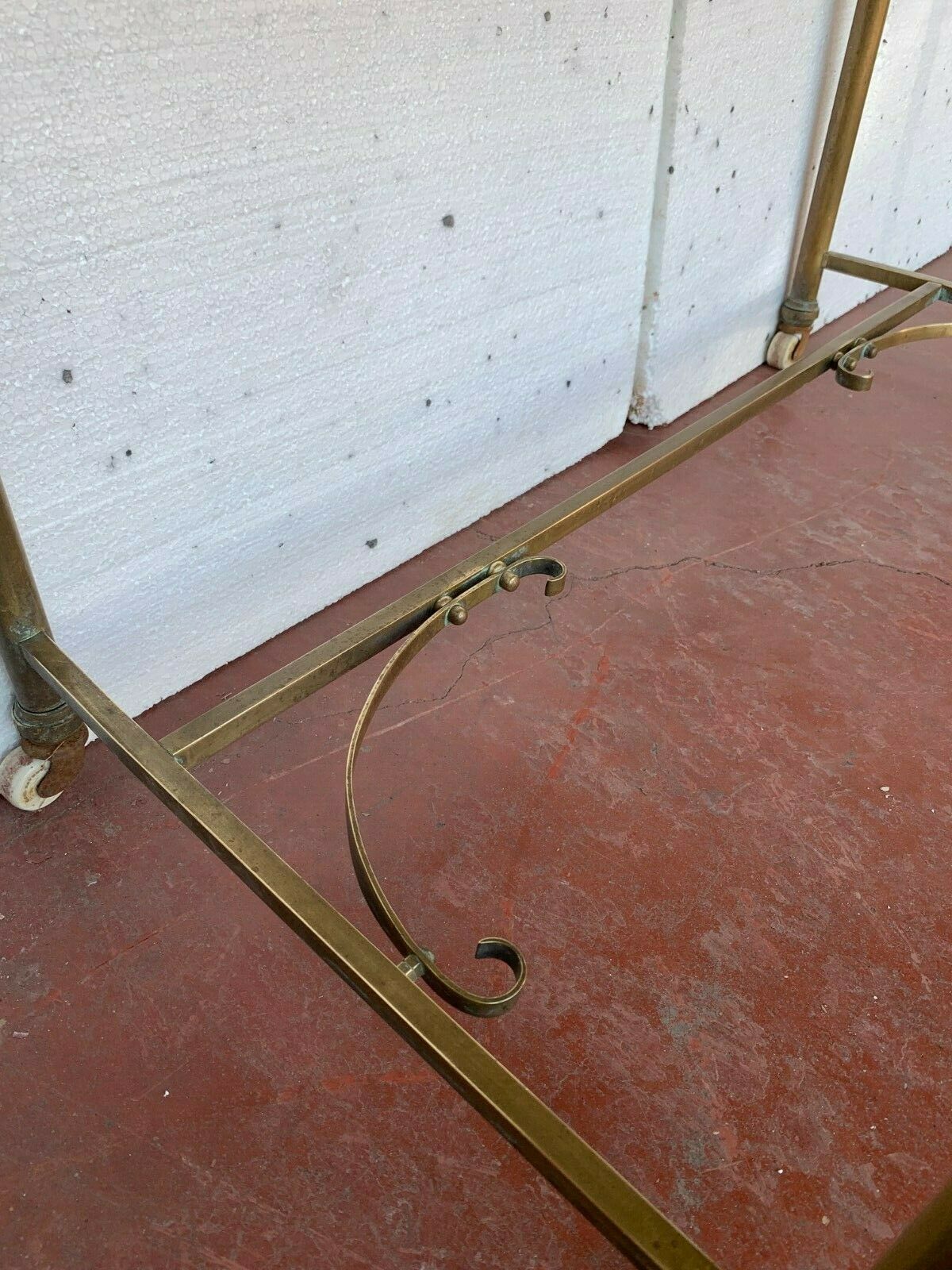 Lady's brass and painted metal hairdresser