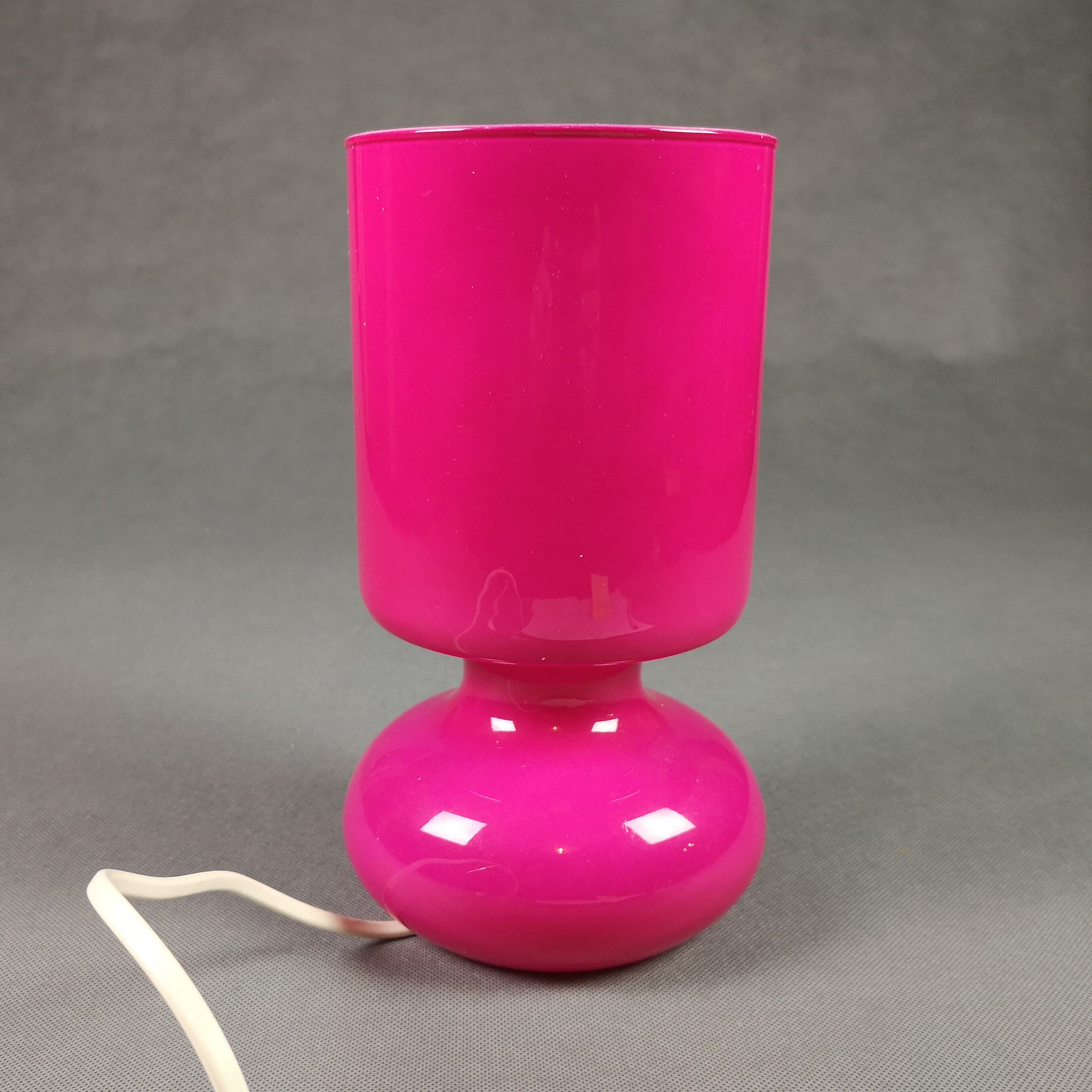 Lykta Raspberry Vintage Lamp Ikea opaline - vintage luminaire