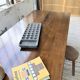 Table de ferme campagne noyer massif XL 250cm