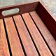 Dark laminated wood top