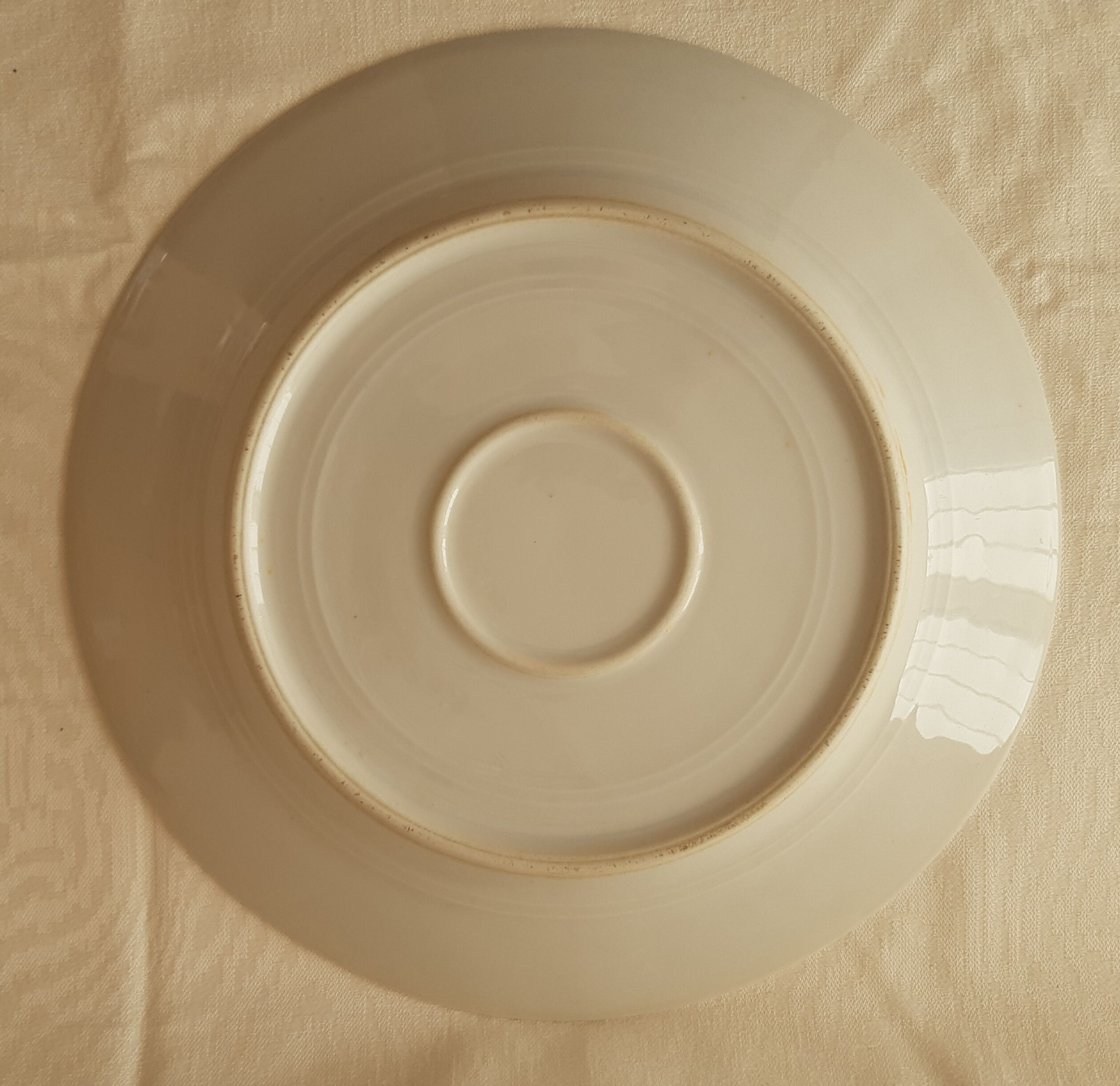 Two old dishes, Art Deco style décor