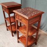 Pair of bedside art nouveau