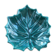 Plat feuille céramique verte Vallauris