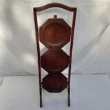 Vintage wooden shelf point table