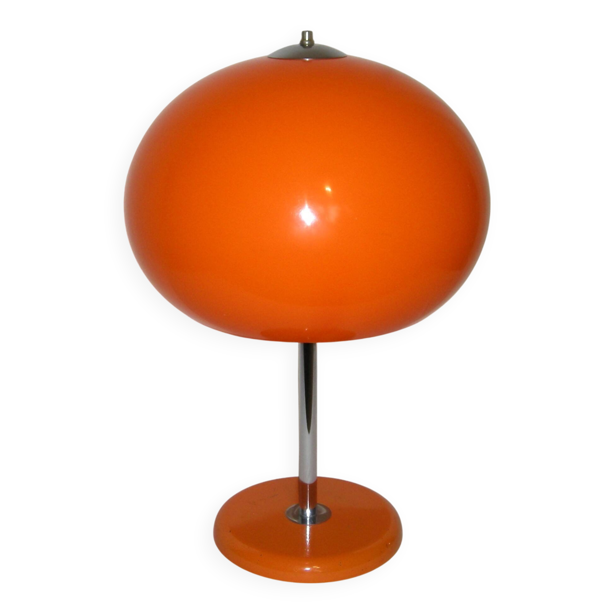 Orange mushroom lamp from the 60s - 70s