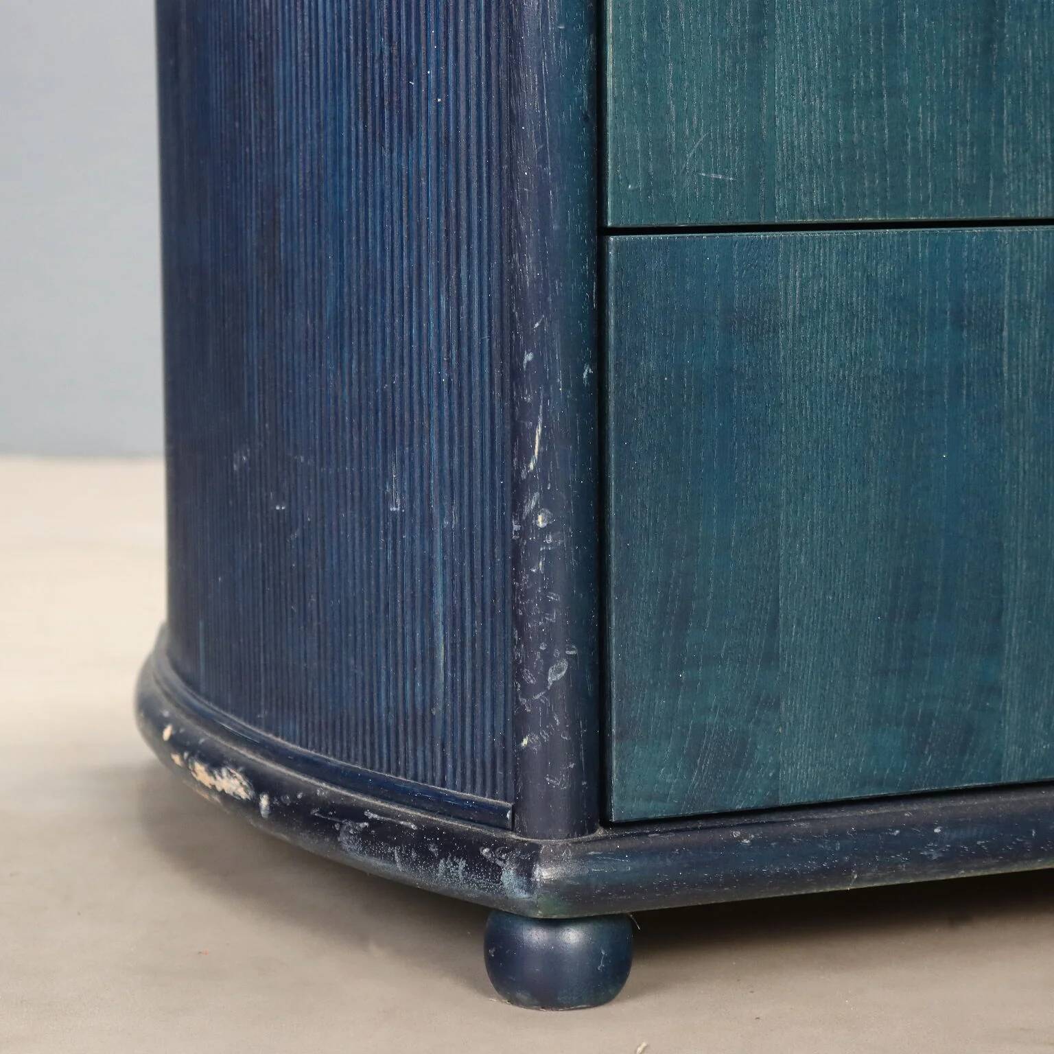 Roberti Rattan chest of drawers with eight drawers