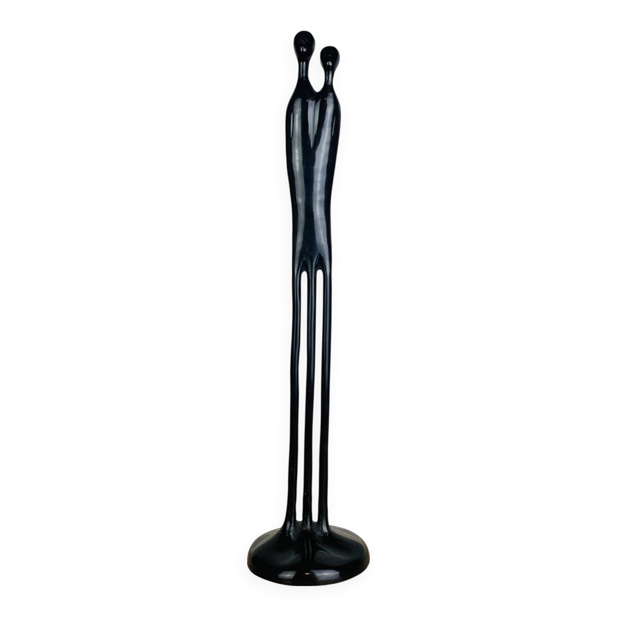 Bronze sculpture by Louise Hederström "Two Become One", Scandinavian