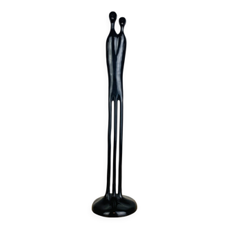 Bronze sculpture by Louise Hederström "Two Become One", Scandinavian