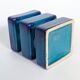 Cari Zalloni vase for Steuler, model 5101, Blue Space Age Ceramic