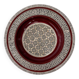 Assiette bois et nacre