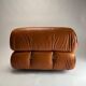 Camaleonda Lounge Sofa in Cognac Leather by Mario Bellini for B&B Italia, 1973, Set of 4
