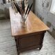 Drapery oak counter 1900