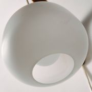 MK10987 Teak and glass wall lamp by Uno & Östen Kristiansson for Luxus