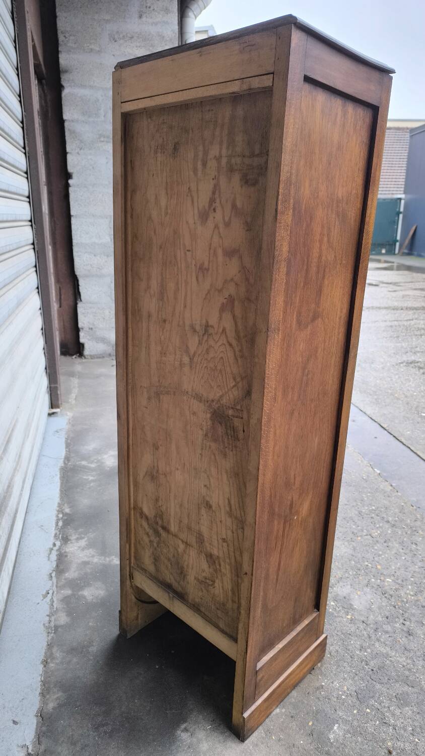 Solid oak filing cabinet 1950