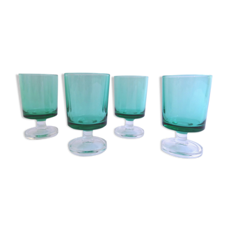 Lot of 4 glasses Cavalier