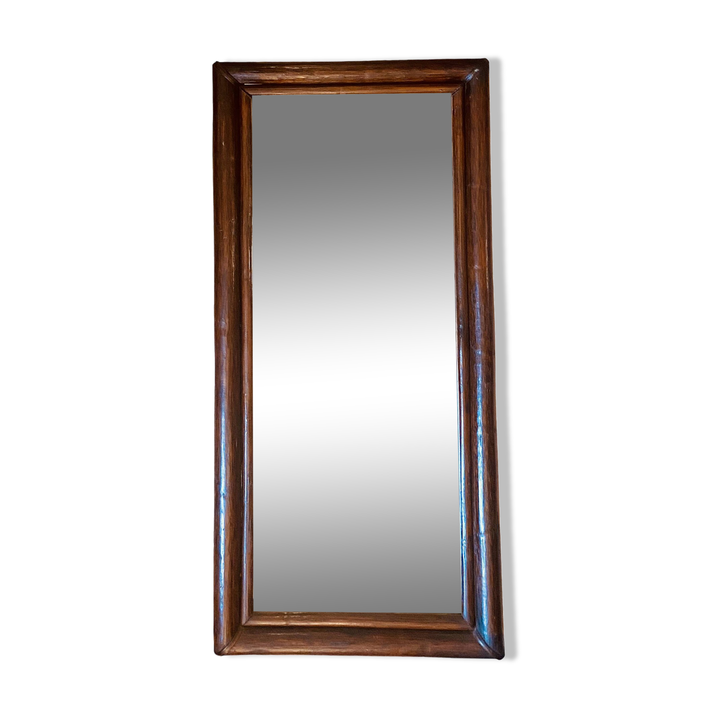 Wooden mirror 37x60 cm, 80s
