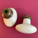 Vintage white porcelain door handles