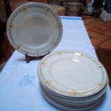 12 Flat plates Longpré / Longwy