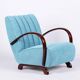 Art Deco Walnut Armchair by J. Halabala for Up Zavody, Czech, 1930s