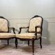 Pair Of Regency Style Flat Back Armchairs 19th Century