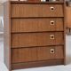 Mid-century shoe cabinet