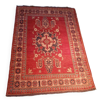 Afghan wool rug Uzrek Kazak region 155x113