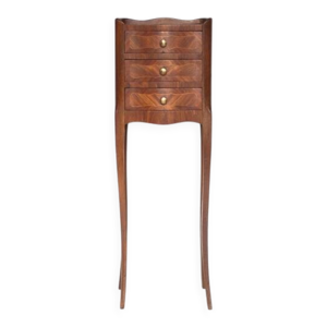 table de nuit en marqueterie - style