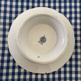 Iron pedestal dish