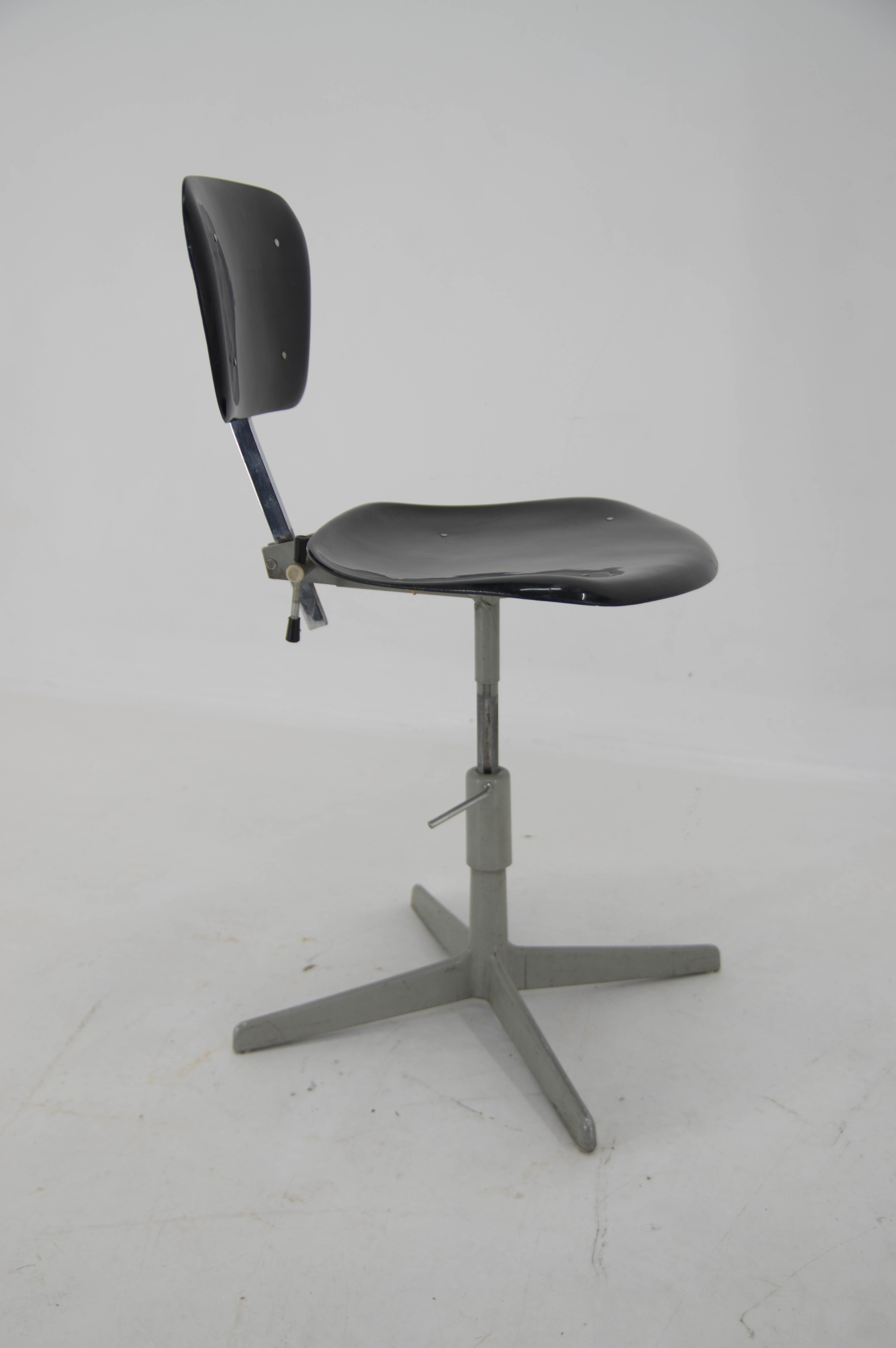 Industrial adjustable chair, Czechoslovakia, 1960s