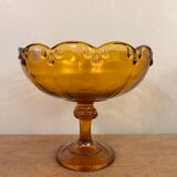 Pop up Christmas 2022 - Amber glass compotier