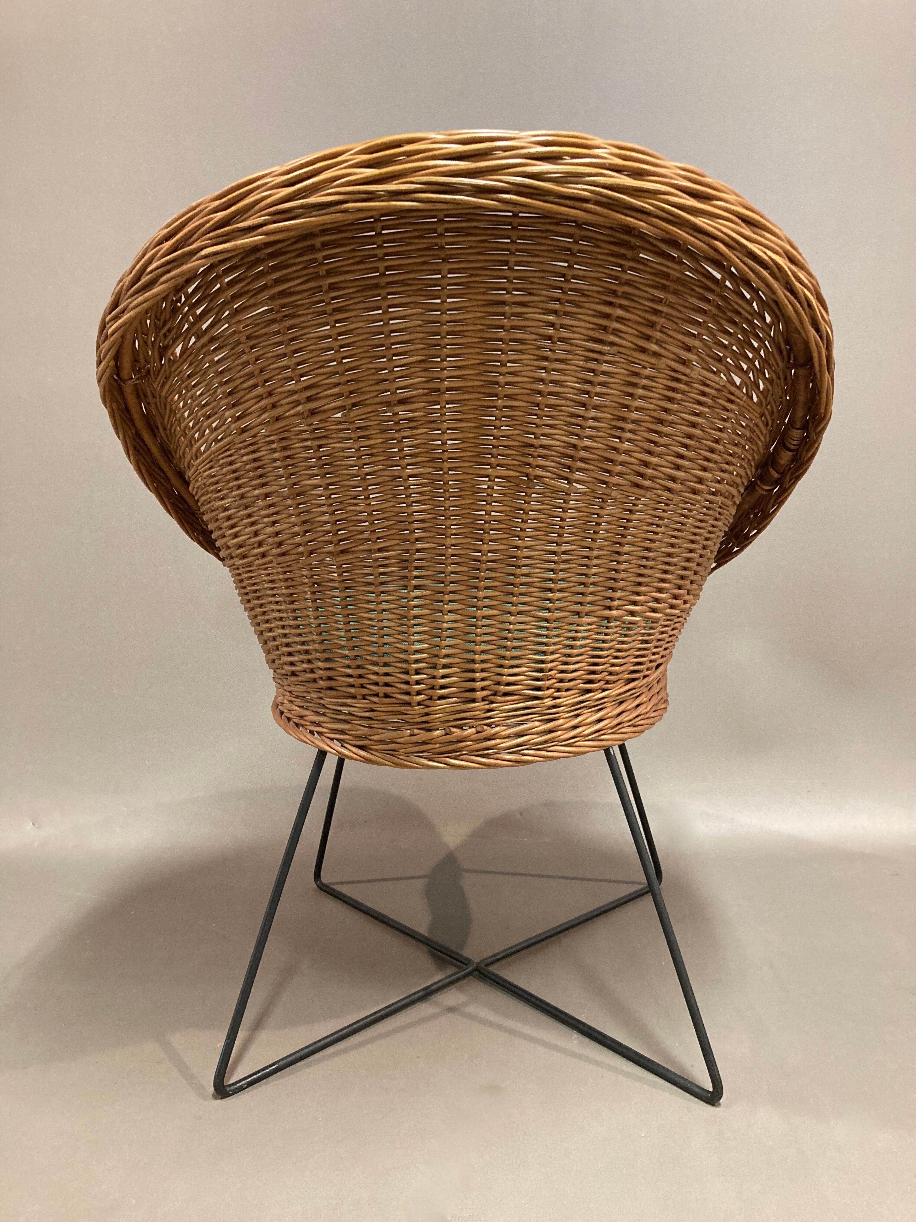 Armchair and matching table design 1950