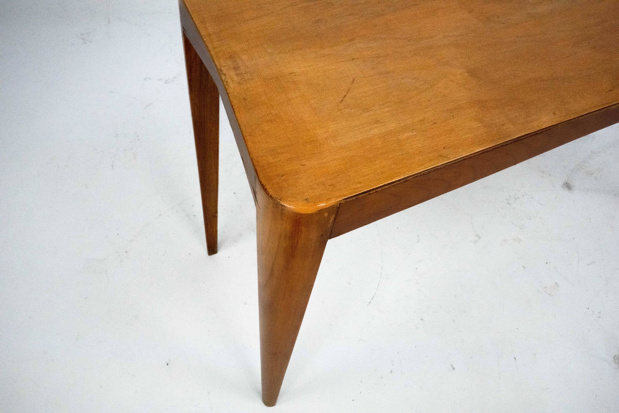 Italian Mid-Century Wooden Coffee Table, Attributed to Paolo Buffa, 1950s