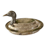 Duck Serving Platter – Vintage French EPNS Silver Plated Game Dish