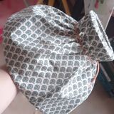 Vintage fabric lampshade