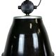 Industrial Black Enamel Factory Pendant Lamp, 1960s