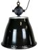 Industrial Black Enamel Factory Pendant Lamp, 1960s