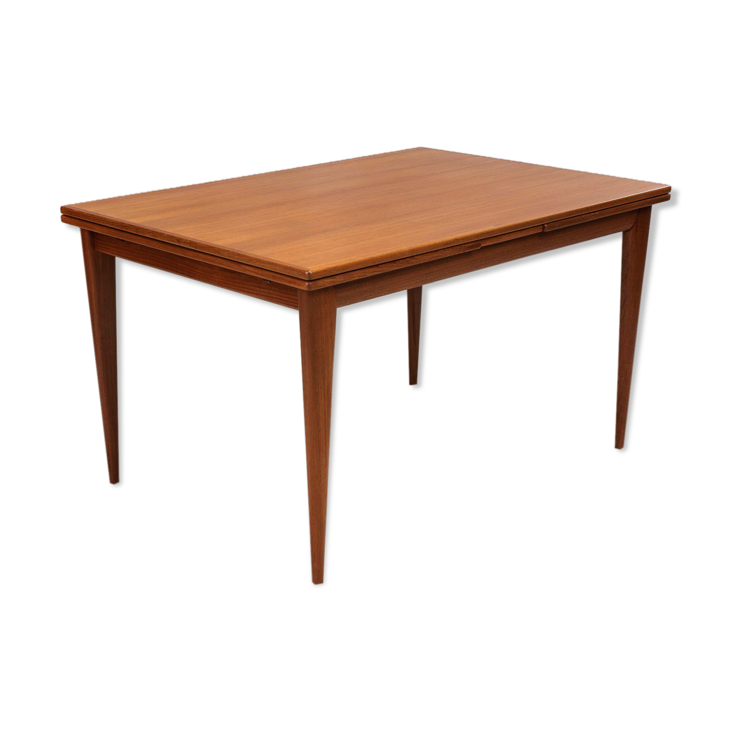Danish extendable table teak No. 254 by Niels Otto Møller for JL Møllers, 1960s