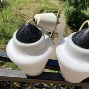 Vintage Philips suspension, 1960s, futuristic design, ve