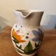 Vintage - Poterie du Marais Pitcher - Cracked Enameled Stoneware