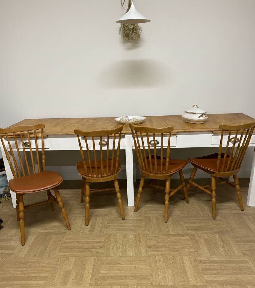 4 Baumann "Menuet" chairs