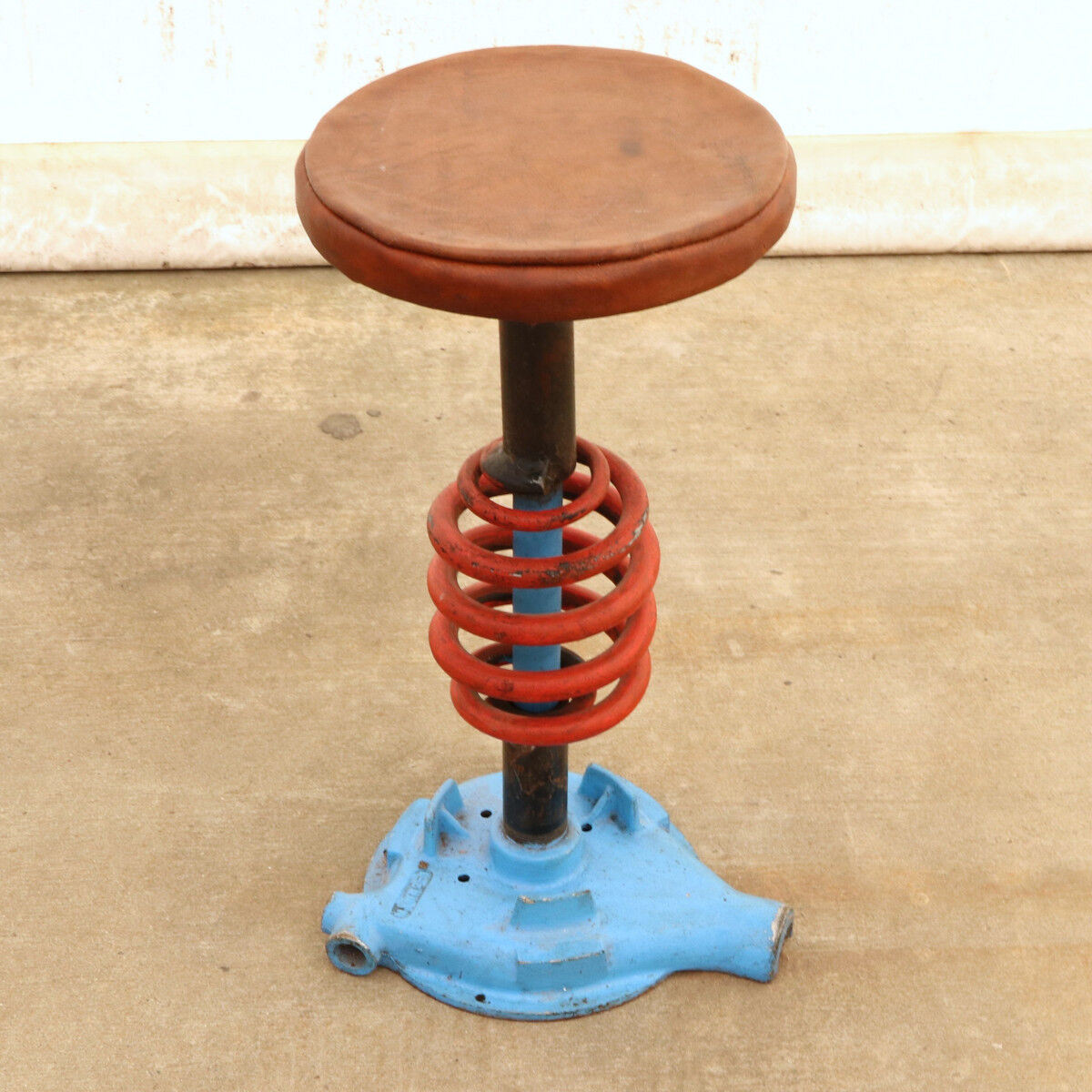 Vintage eastern bloc industrial stool, 1970s, czechoslovakia