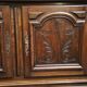 Solid walnut cabinet with marble top – Renaissance style