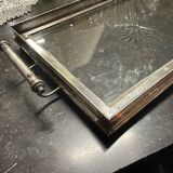 Silver metal tray