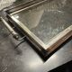 Silver metal tray