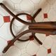 Old curved wood parrot coat rack
